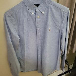 Boys Polo Ralph Lauren Button Down Shirt, Long Sleeve,  Size L (14-16)
